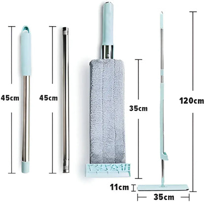 Trapeador Plano con Sistema de Autolavado y Escurrido