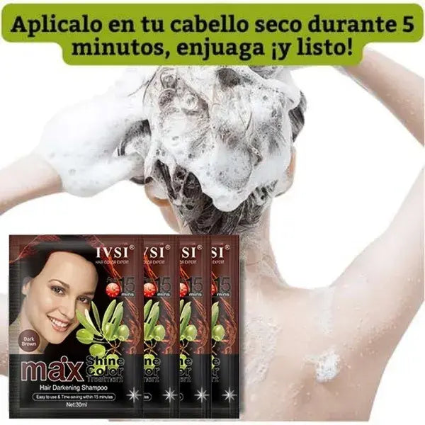 Shampoo Cubrecanas Original || 100% Natural 🍃 Tratamiento x1 año ✨