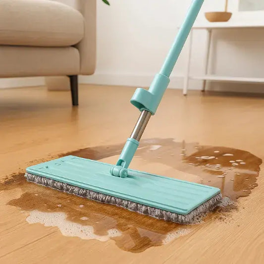 Trapeador Plano con Sistema de Autolavado y Escurrido