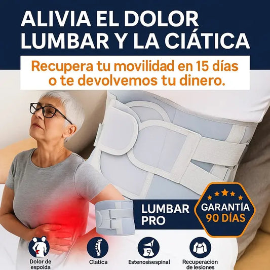 Cinturón Lumbar Mediflex™️ Alivio y soporte lumbar todo el día